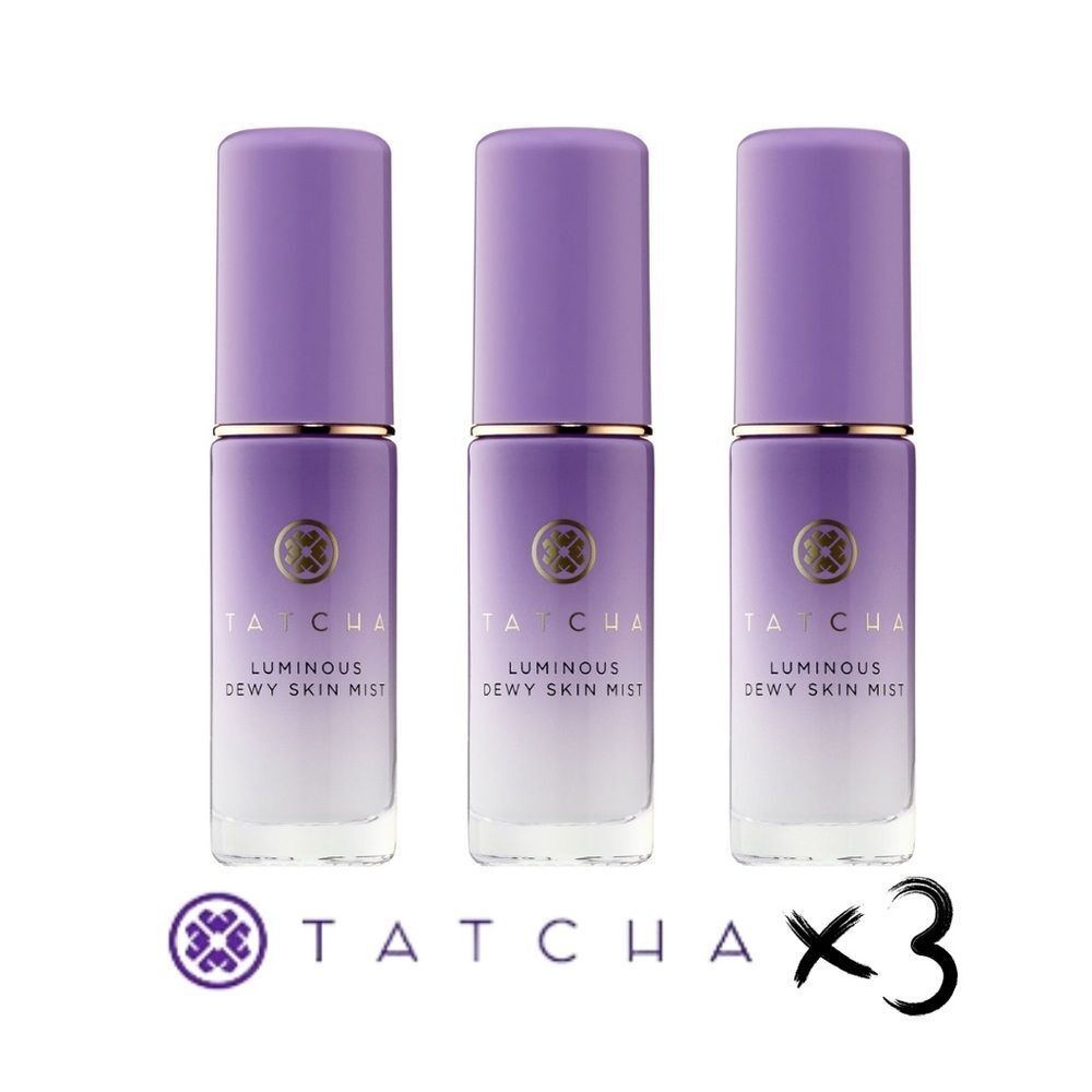 Tatcha Luminous Dewy Skin Mist Travel Size x 3